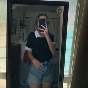 Kim and Cami collared top